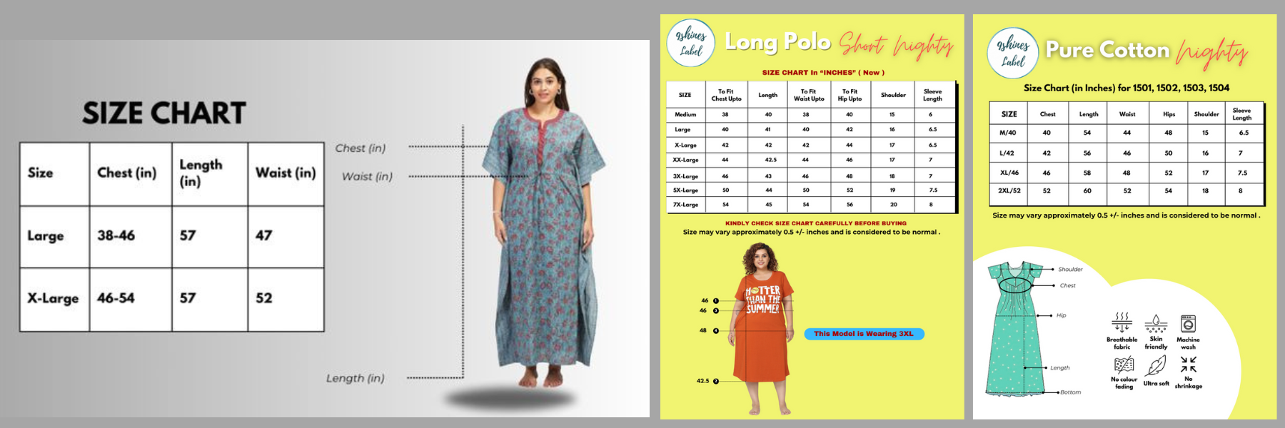 What Is Free Size in Nighties? Pros, Cons & How to Measure Yourself 9shines label What Is Free Size in Nighties? Pros, Cons & How to Measure Yourself 9shines label