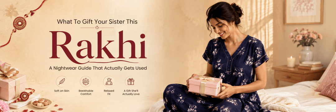 What To Gift Your Sister This Rakhi (A Nightwear Guide That Actually Gets Used)