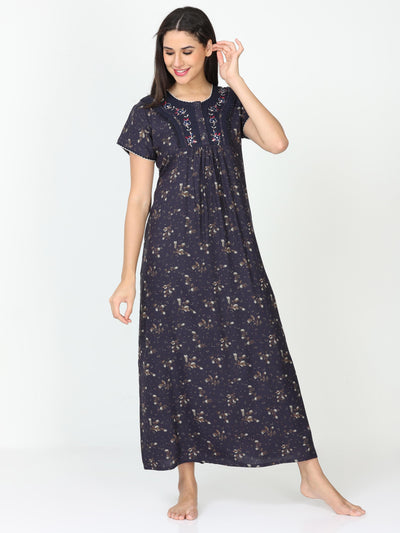 Alpine Designer Nighty Navy Blue