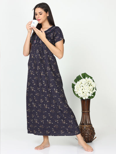 Alpine Designer Nighty Navy Blue
