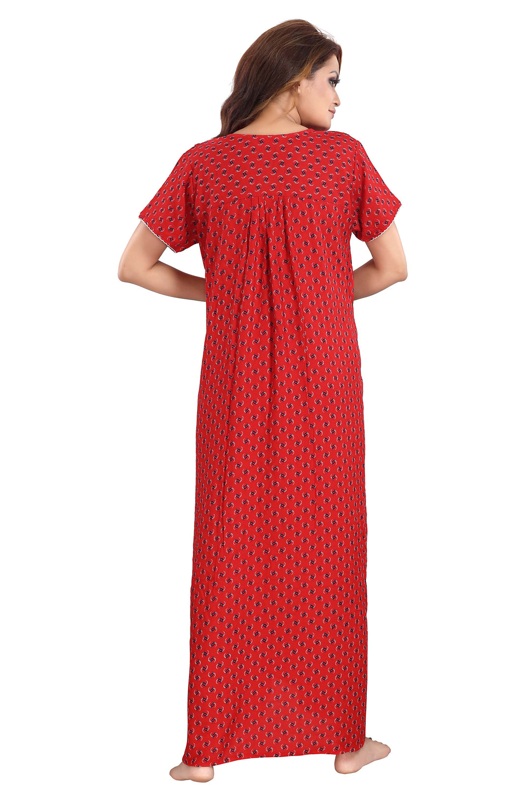 Alpine  Maternity Feeding Nighty | Red