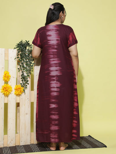Alpine Designer Nighty Maroon