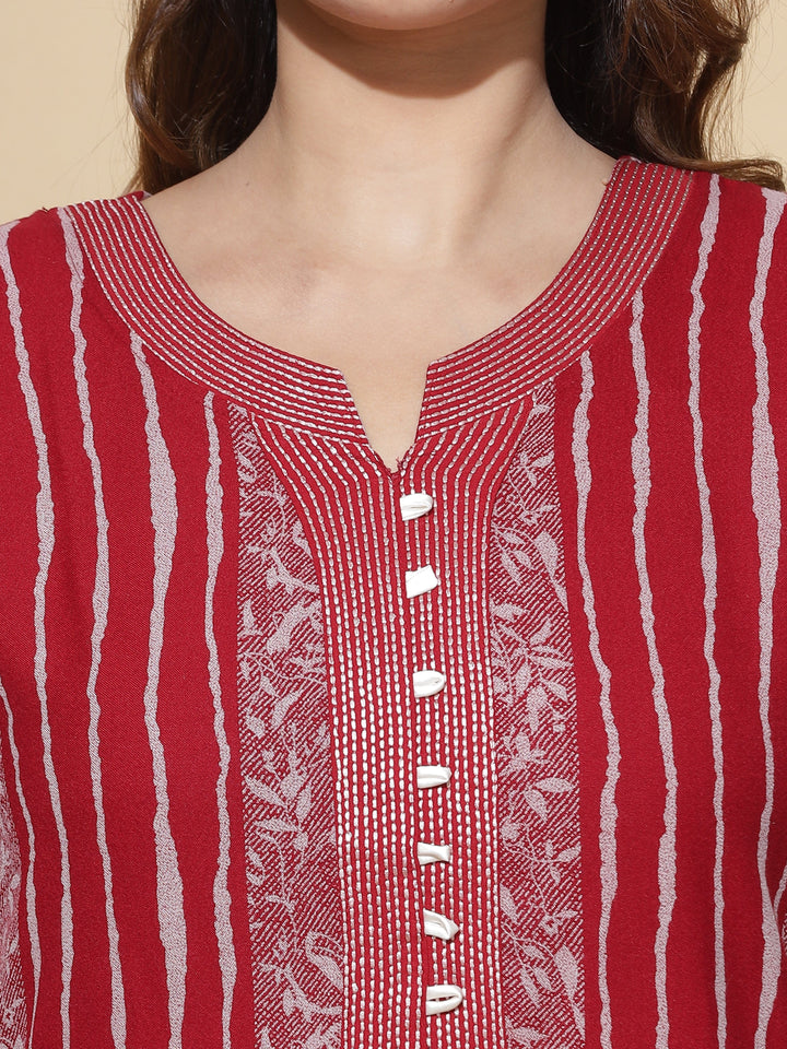  Alpine Nighty  Shop Cool and Comfortable Red Sexy Nighty at 9shines Label- 9shines label 