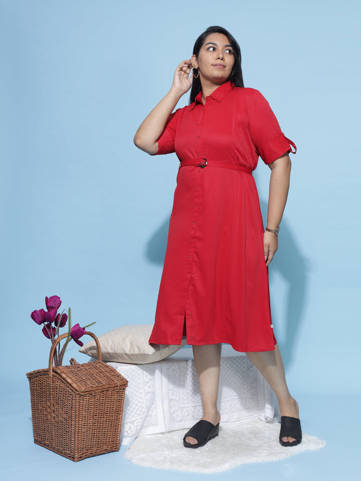  Casual Dresses  Sexy Dresses For Plus Size Women - Shop Red Dress Online- 9shines label 