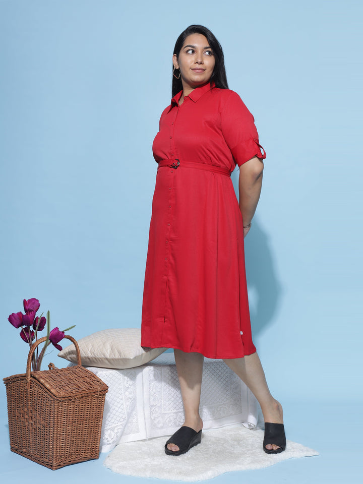  Casual Dresses  Sexy Dresses For Plus Size Women - Shop Red Dress Online- 9shines label 