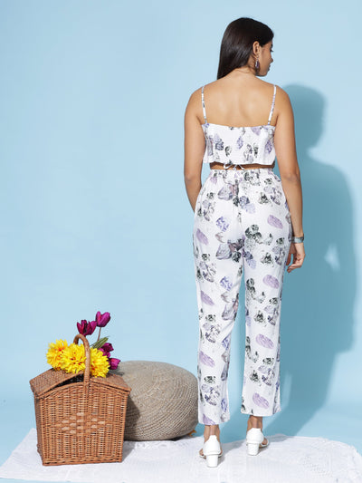 Rayon 3-PC Co-Ords Set Lavander
