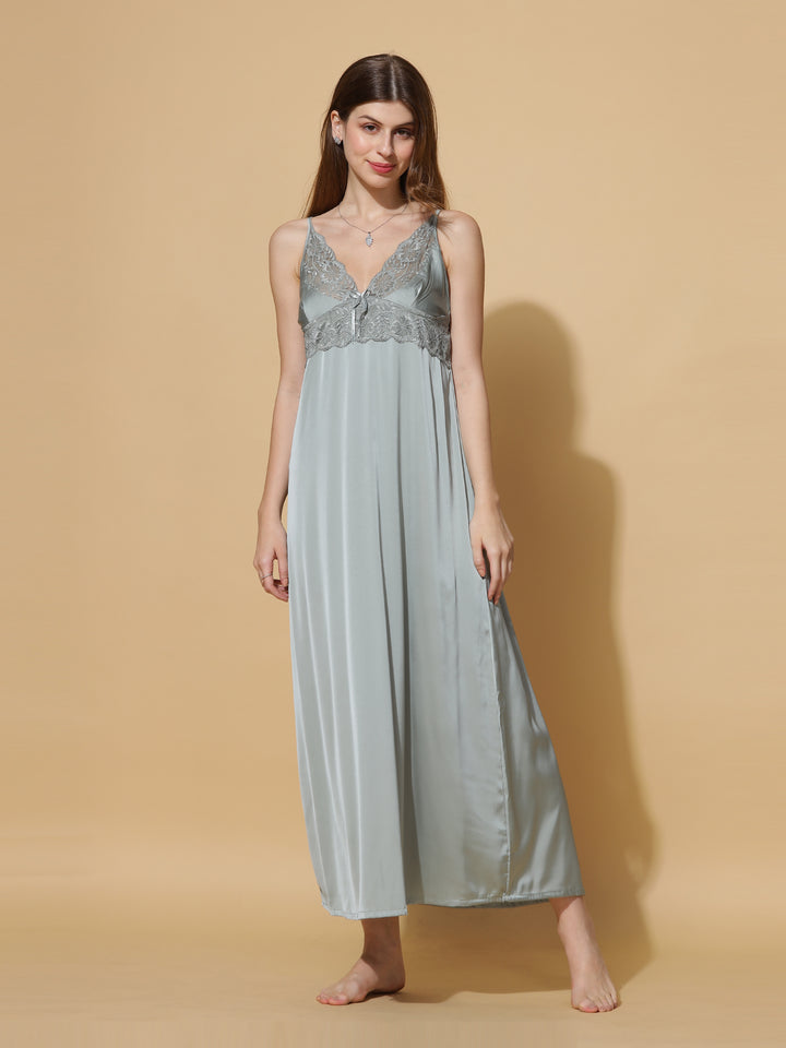  Long Robe Long Gown  Luxurious Long Robes: Explore Our Olive Green Bridal Kimonos- 9shines label 