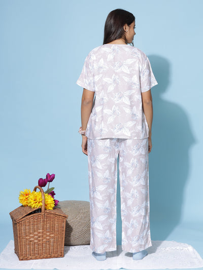 Rayon Co-Ords Set Peach