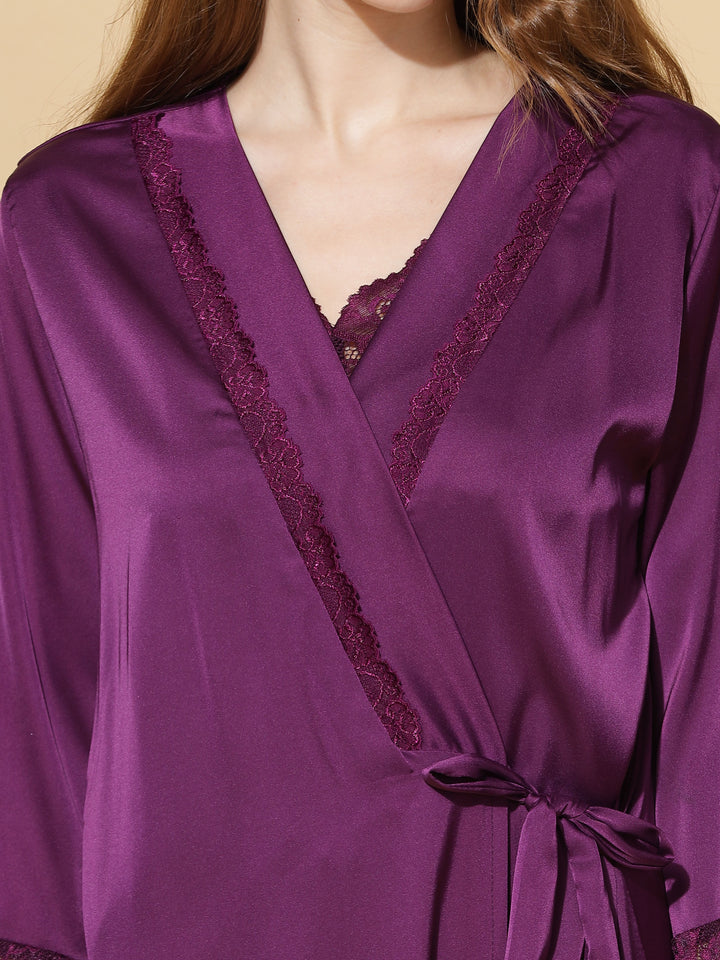  Long Robe Long Gown  Dreams Unveiled: Lavender Romance in Long Robes and Gowns- 9shines label 