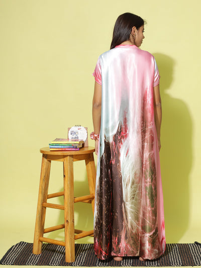 Satin Designer Blue Nighty
