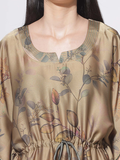 Satin Kaftan Mint Green