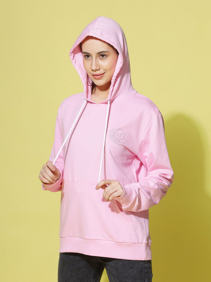  Hoodies  Discover Comfort and Chic: Women's Baby Pink Hoodie - 9shines Label- 9shines label 