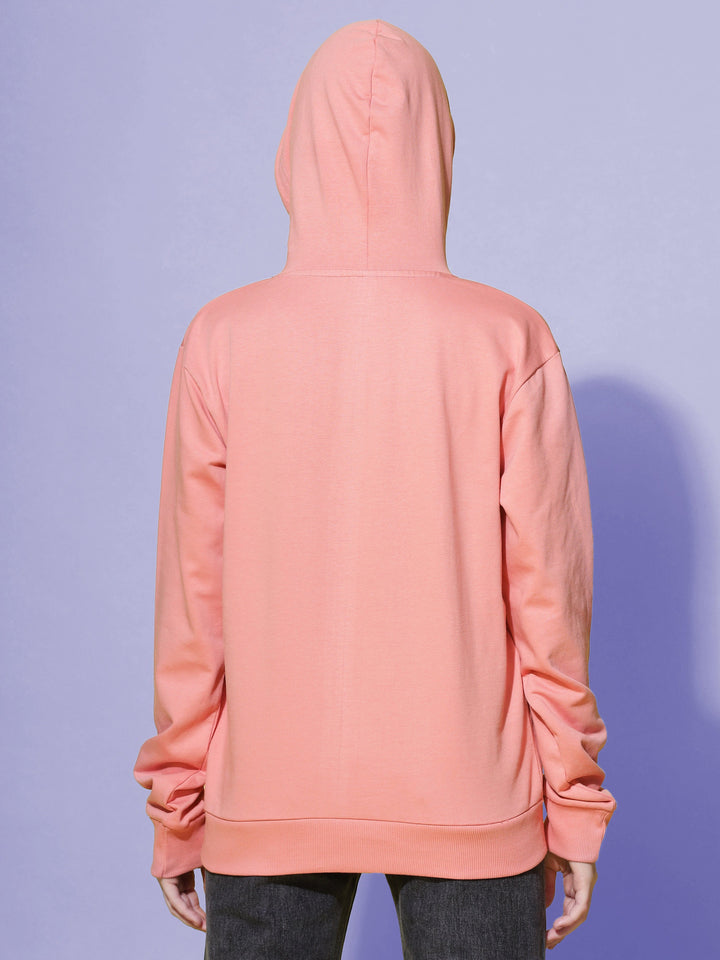  Hoodies  Shop the Latest Trends: Solid Peach Hoodies for Women - 9shines Label- 9shines label 