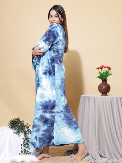 Velvet Designer Nighty Blue