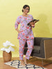 Lavender Floral Cotton Pyjama Set