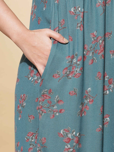 Alpine Designer Teal Blue Nighty