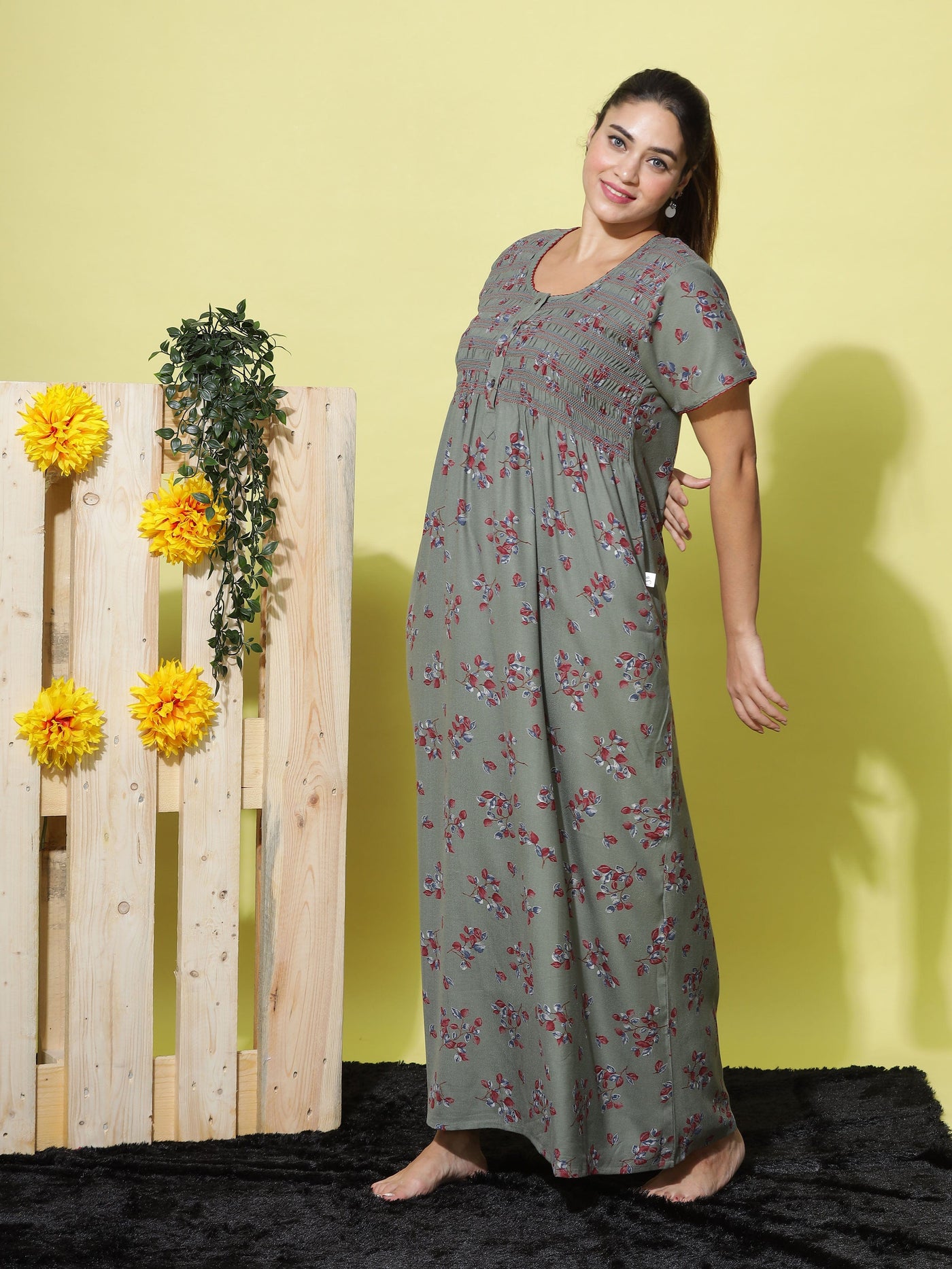 Alpine Designer Nighty Green