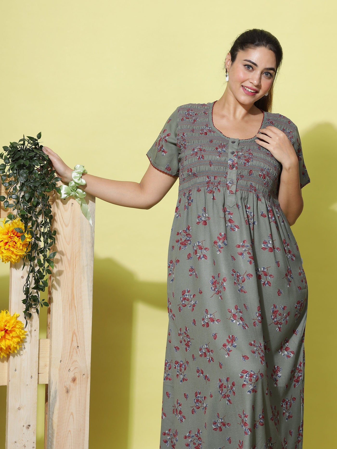 Alpine Designer Nighty Green