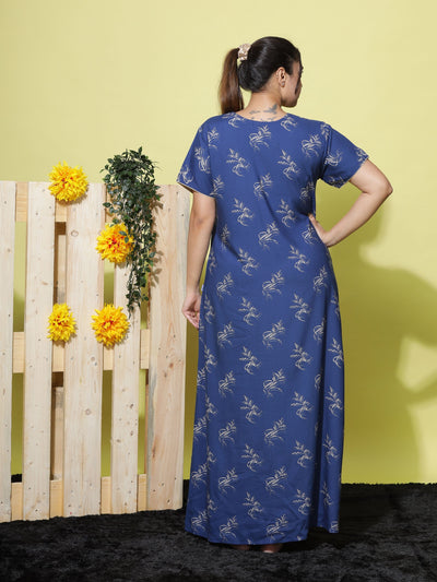 Viscose Designer Catalina Blue Nighty
