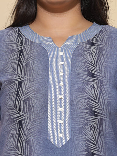 Alpine Designer Maxi Nighty Denim Blue