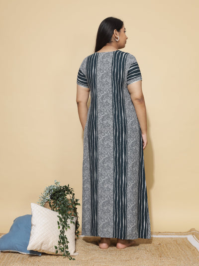 Alpine Designer Maxi Nighty Green