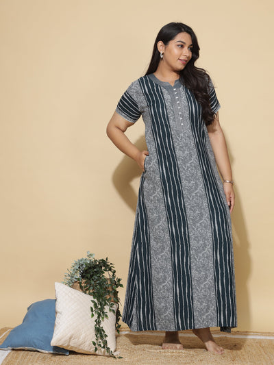Alpine Designer Maxi Nighty Green