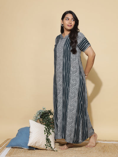 Alpine Designer Maxi Nighty Green