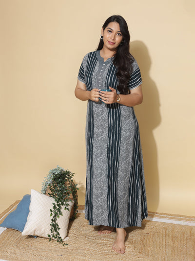 Alpine Designer Maxi Nighty Green