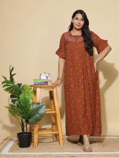 Alpine Designer Maxi Gold Nighty