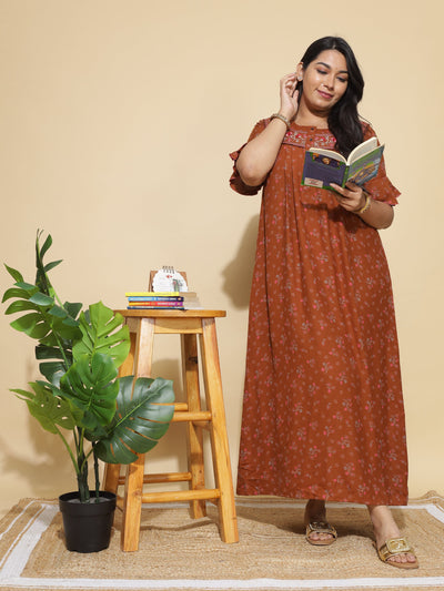 Alpine Designer Maxi Gold Nighty