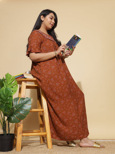 Alpine Designer Maxi Gold Nighty