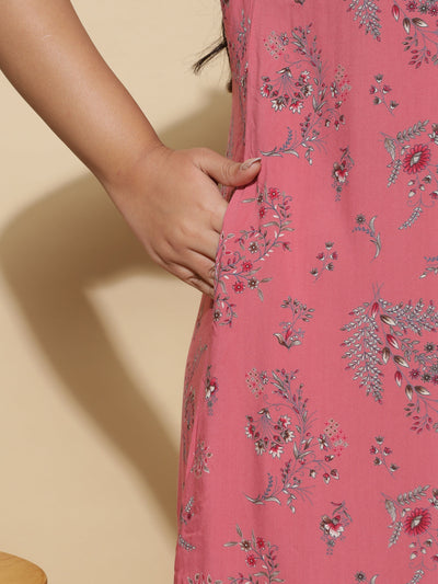 Viscose Designer Nighty Peach