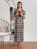 Pure Cotton Batik Star Print Nighty for Women