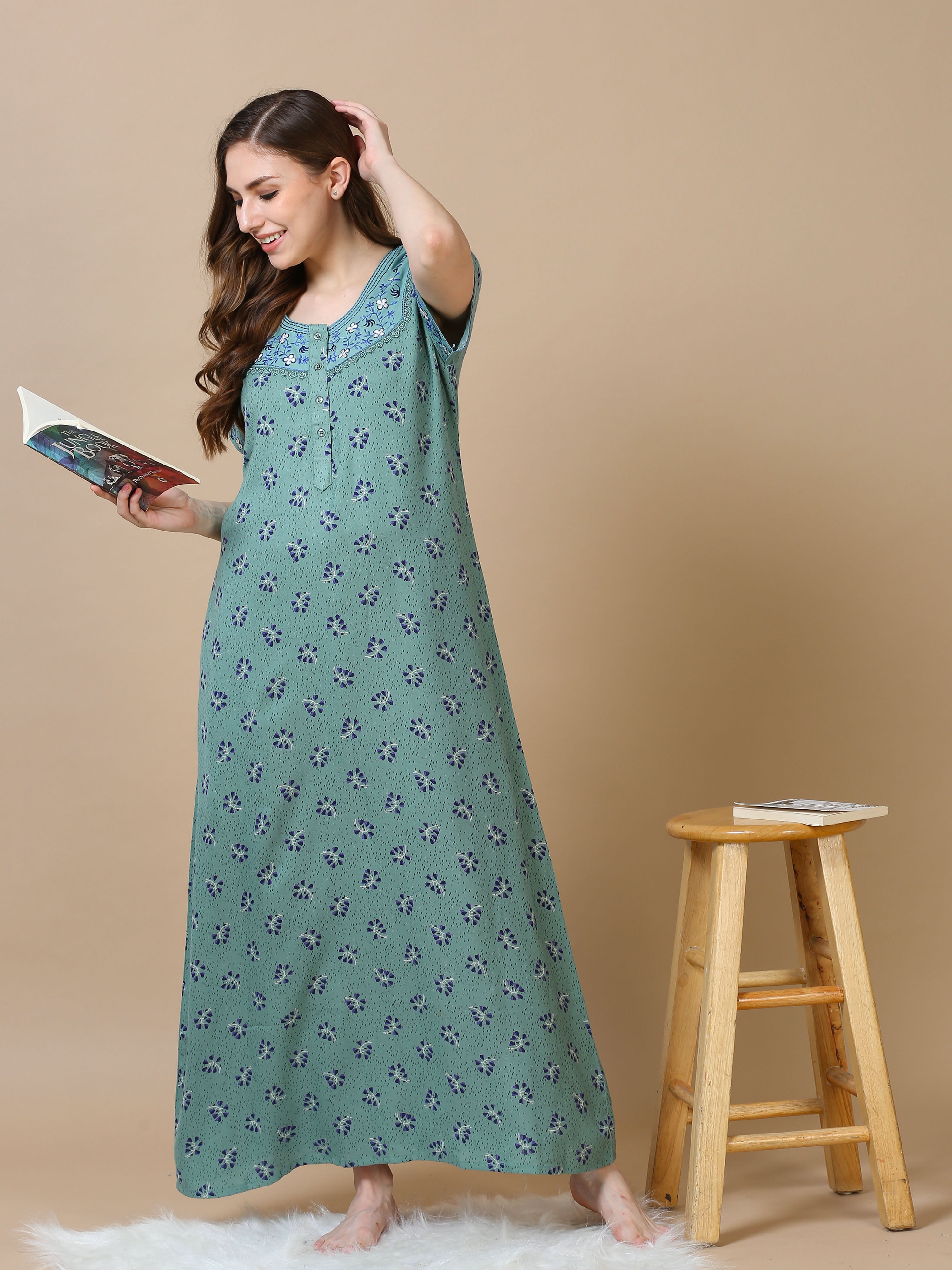 Green nighty on sale