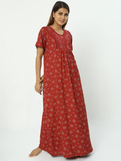 Alpine Designer Nighty Rust Orange