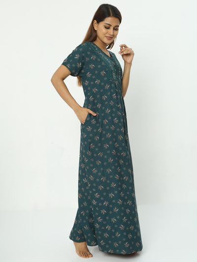 Alpine Designer Nighty Forest Green