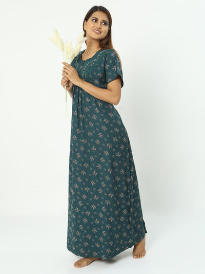 Alpine Designer Nighty Forest Green