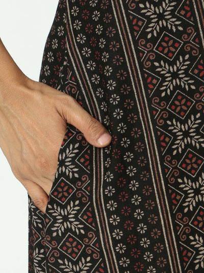 Alpine Maxi Designer Nighty Black