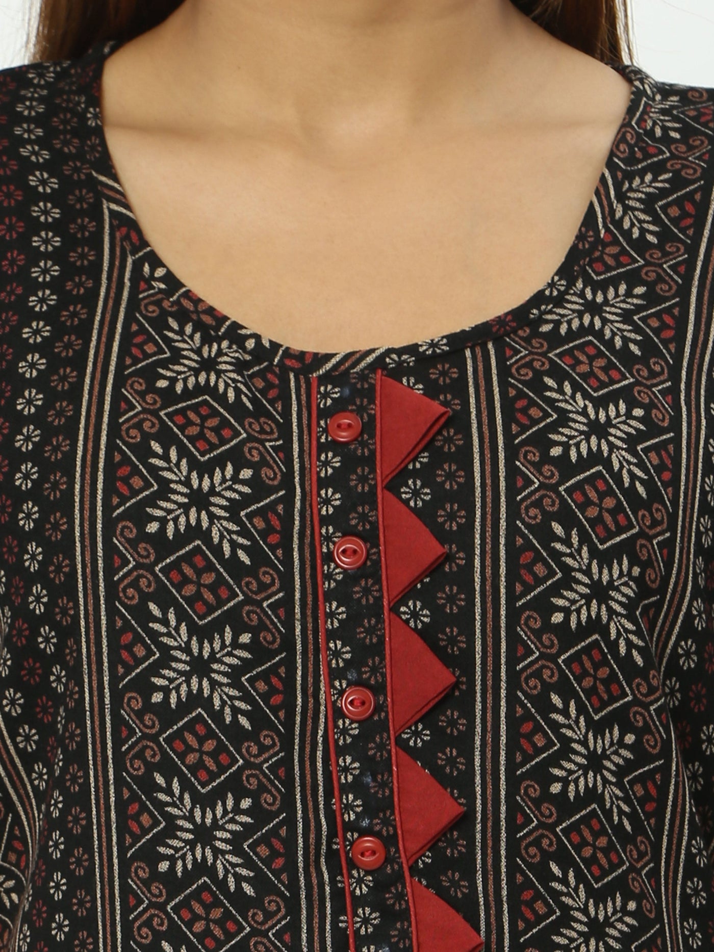Alpine Maxi Designer Nighty Black