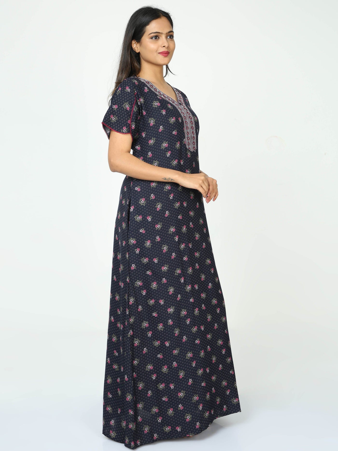 Alpine Maxi Designer Nighty Space Blue