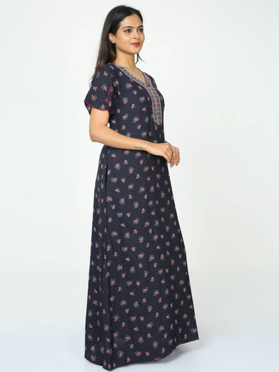 Alpine Maxi Designer Nighty Space Blue