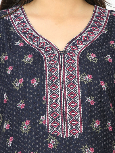 Alpine Maxi Designer Nighty Space Blue