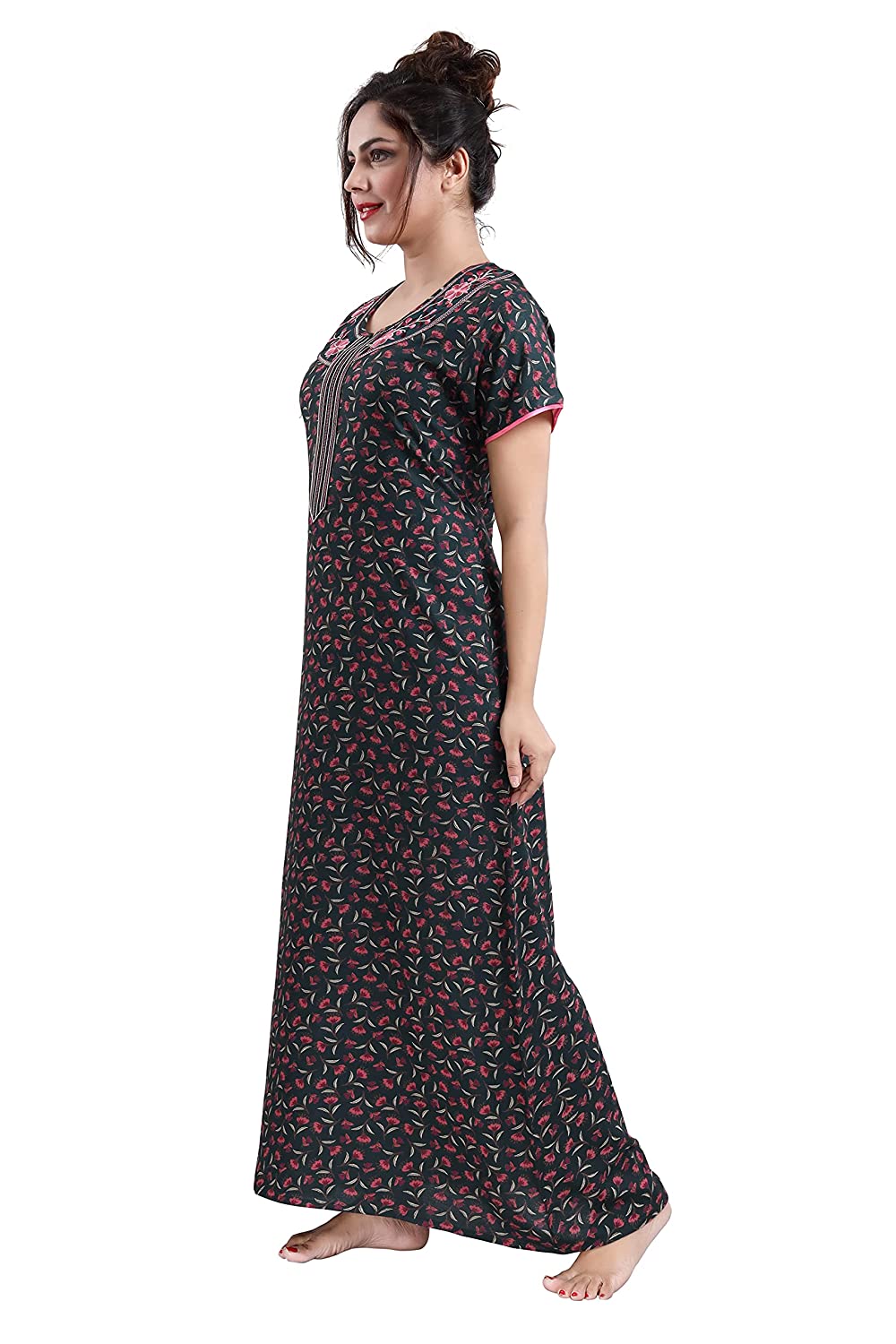 Green Alpine Designer Nighty