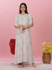Soft Pastel Green Rayon Nightdress with Kaftan Sleeves for Women