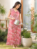 Saheli Alpine Blush Pink Sleeveless A Line Nighty for Women