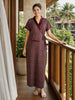 Designer Floral Housecoat for Women Soft Viscose Blend Front Open