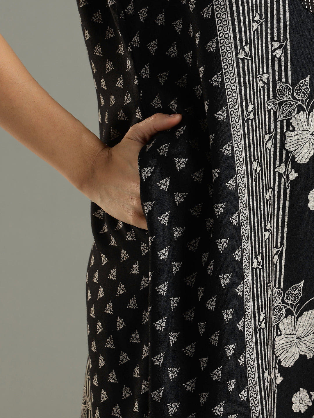 Premimum Black Alpine Ladies Nighty Dress