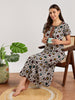 Pure Cotton Batik Flower Print Nighty for Women