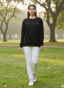 Hosiery Cotton Sweatshirt Black
