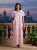 Sitarah Edit – Lilac Rose Pink Nighty Pure Cotton Phulkari Beauty for Women